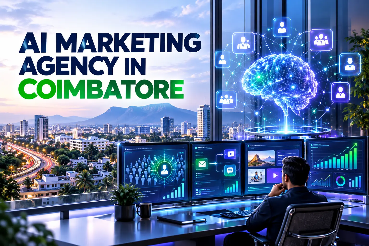 AI Marketing Agency in Coimbatore – Lights Onn iTech